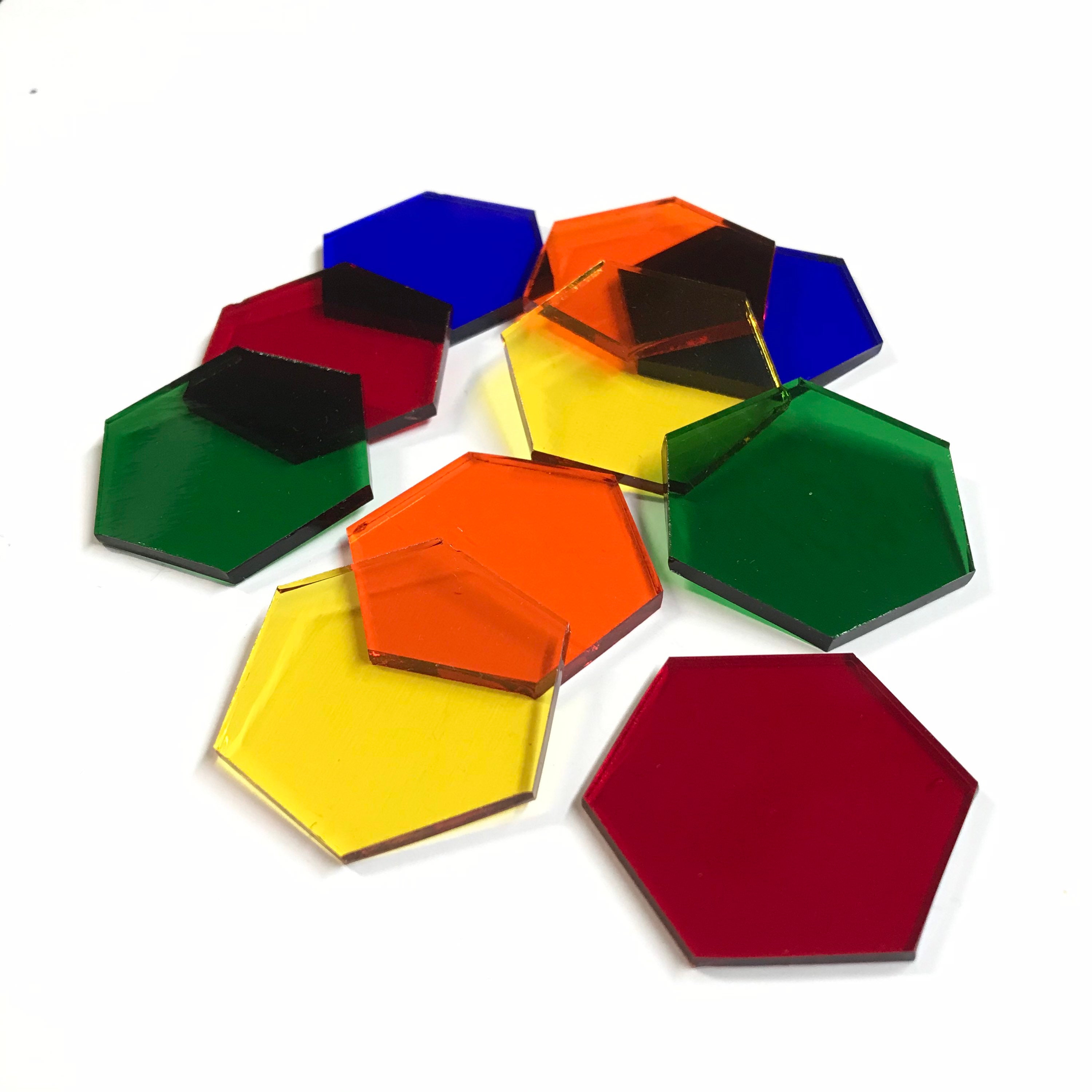 Stained Glass Precut Hexagons you’ll love. Discover the | Etsy