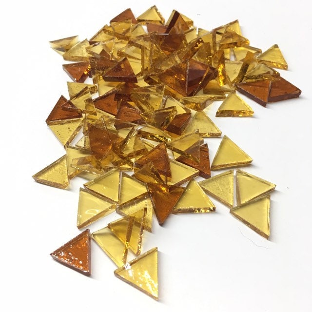 Stained Glass Precut Triangles You'll Love Discover the | Etsy