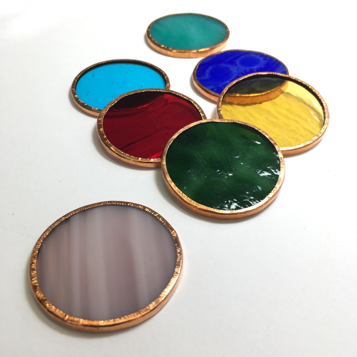 Stained Glass Precut and Foiled Circles you'll find super Etsy