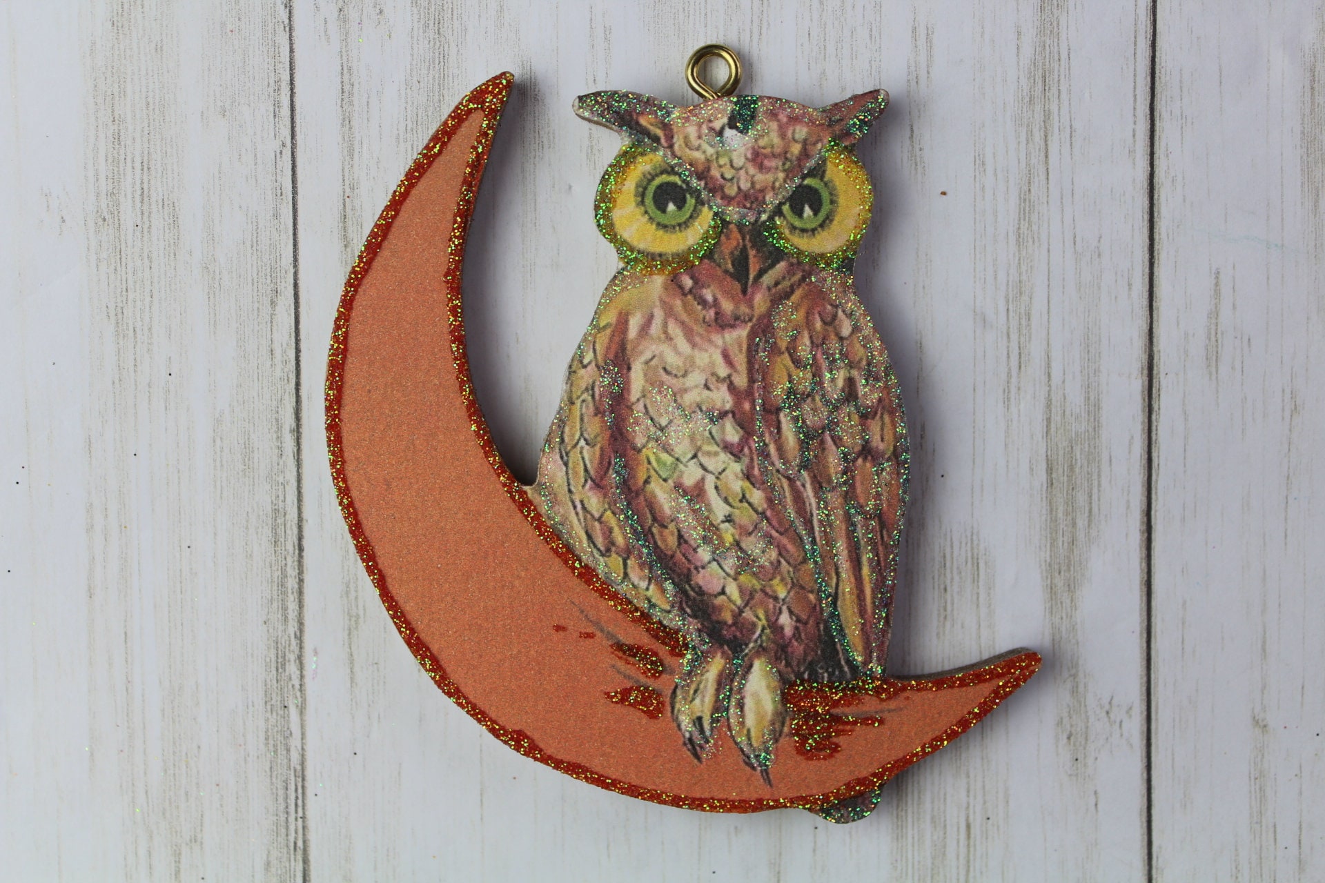Vintage Wood Moon - Etsy