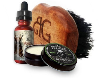 Father's Day Beard Kit! Brush, Balm, Valhalla Oil *ON SALE*
