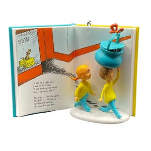 The Grinch Carved The Roast Beat(Dr. Seuss) Hallmark Andenken Weihnachtsbaumschmuck (QXI3381) + 80er 90er Jahre One Vintage Ornament NIB
