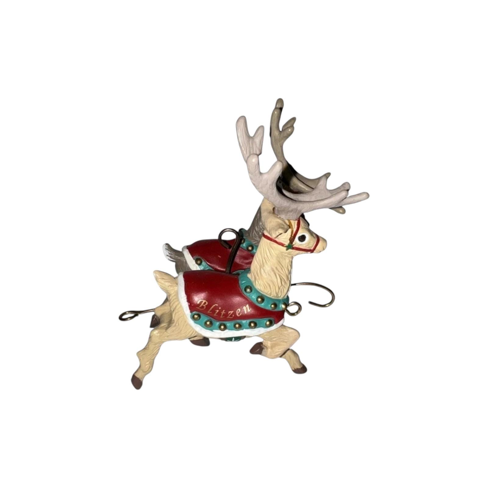 1992 Donder and Blitzen (santa and His Reindeer Collection