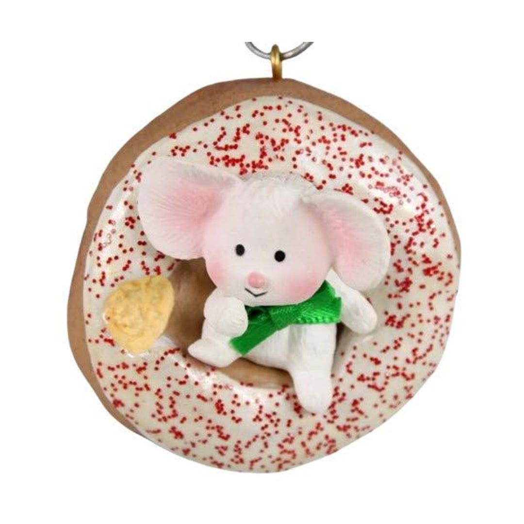 1988 Midnight Snack (mouse) Hallmark Keepsake Christmas Tree Ornament ...
