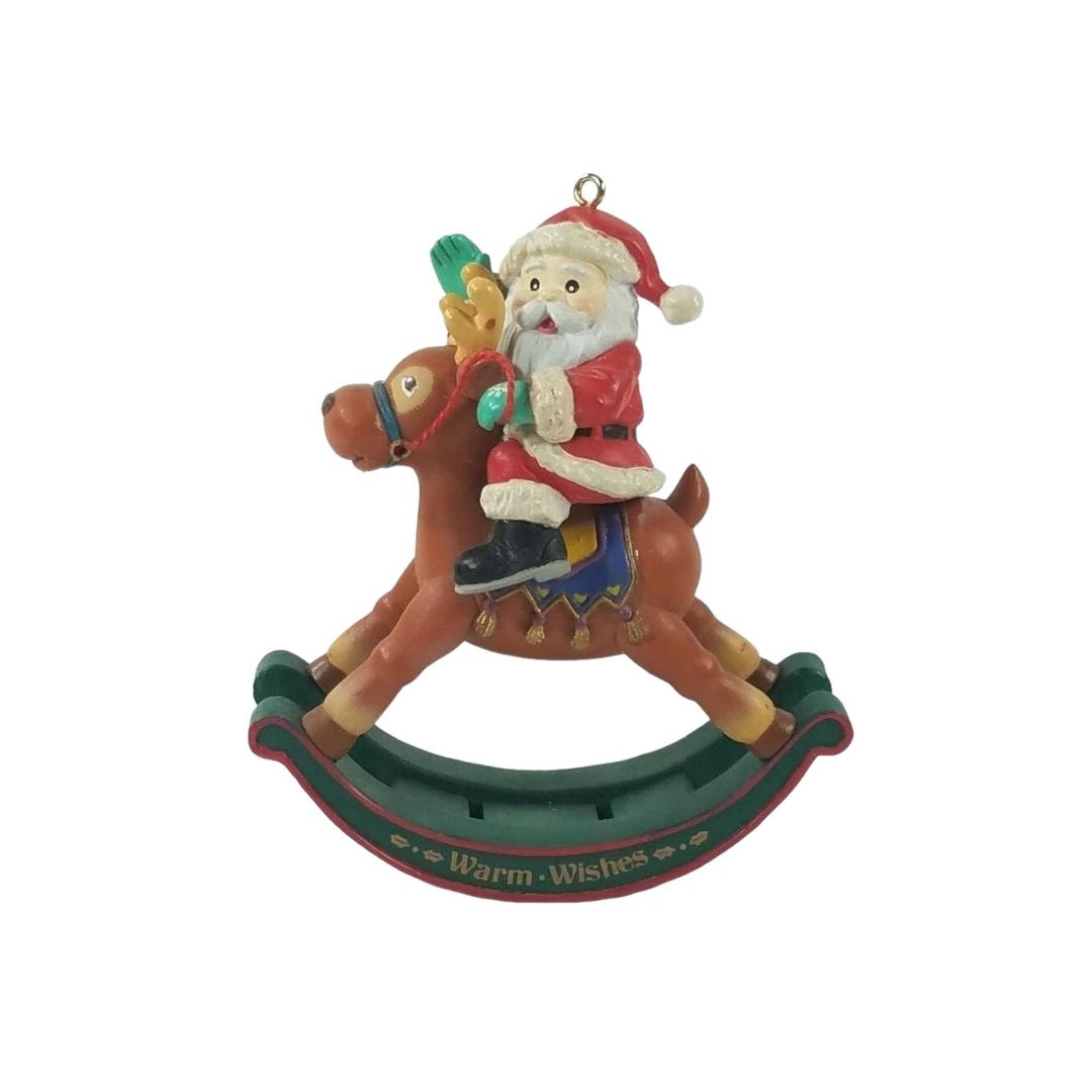 1993 Rockin' With Santa (rocking Horse) VINTAGE Enesco Treasury ...
