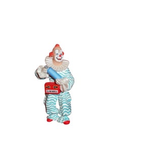 1988 Clarabell (Howdy Doody) por Carlton Cards Hallmark Keepsake Enfeite de árvore de Natal (CXOR-110Y) NIB Novo na caixa