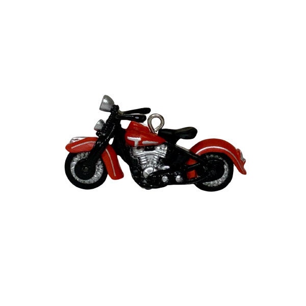 2003 (1948) Panhead (motos Harley-Davidson) Décoration d'arbre de Noël souvenir Hallmark (QXM4879) NIB Neuf dans la boîte