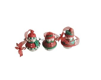 2002 Snow Belles (Porcelain Bells) Hallmark Keepsake Christmas Tree Ornament (QX8446) NIB New in Box