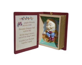 1993 Humpty-Dumpty Mother Goose Hallmark Keepsake Christmas Tree Ornament (QX528-2) NIB New in Box
