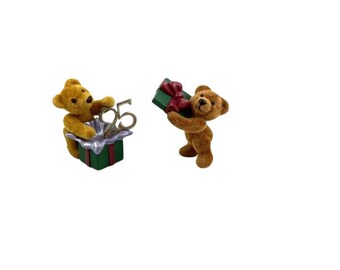 1999 Anniversary (Teddy Bear) Hallmark Keepsake Christmas Tree Ornament (QFM8529) NIB New in Box