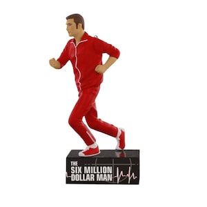 The Six Million Dollar Man (The Six Million Dollar Man) Hallmark Keepsake  Ornament (QXI2319) + 80s 90s One Vintage Ornament NIB