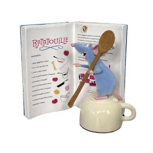 Anyone Can Cook! (Disney/Pixar&#39;s Ratatouille)  Hallmark Keepsake Christmas Tree Ornament (QXD4399) + 80s 90s One Vintage Ornament NIB