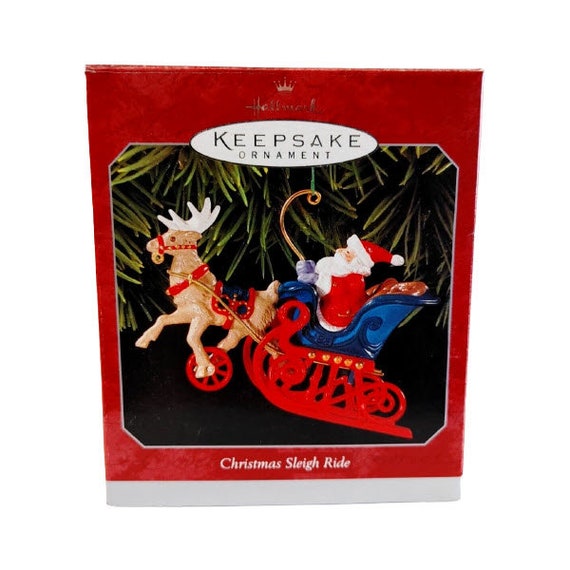1998 Christmas Sleigh Ride Hallmark Keepsake Christmas Tree