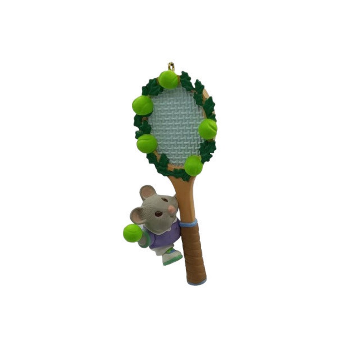 Souvenir Raquette De Tennis Hallmark – Miniature Neuve Sous Boîte