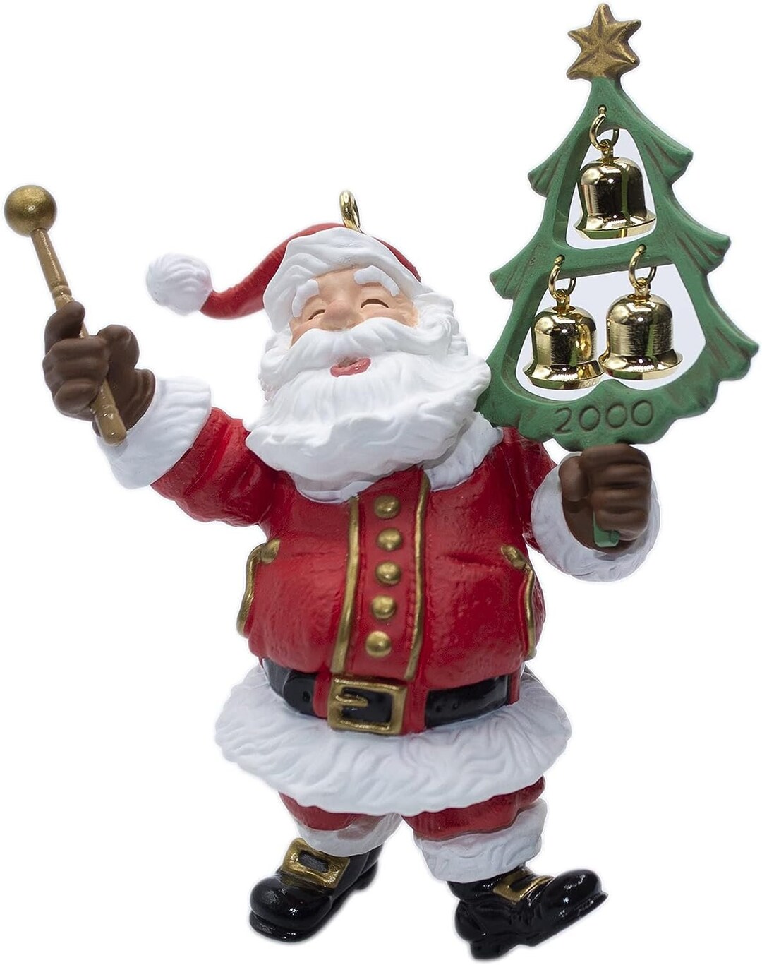 Hallmark "Jngle Bell Krngle" Santa Ornament 2000 | EBay