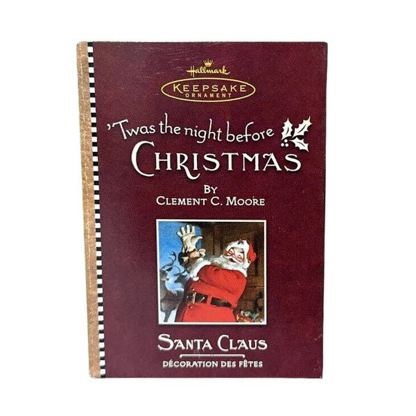 2001 Twas the Night Before Christmas (santa Claus) Hallmark Keepsake