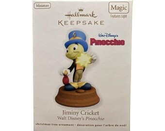 pinoxさま専用✦BRIEFING✦3D LOGO CREW ✦ オリーブ✦ Jiminy Cricket (walt Disney's Pinocchio) Hallmark Keepsake