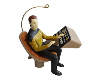 1997 Commander Data (Star Trek) Hallmark Keepsake Christmas Tree Ornament (QXI6345) NIB New in Box