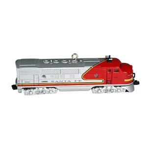 1997 (1950) Santa Fe F3 Diesel Locomotive (Lionel Train) Hallmark Keepsake Christmas Tree Ornament (QX6145) NIB New in Box