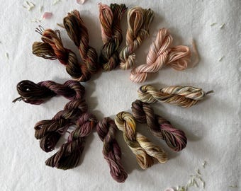 Love Fall Hand Dyed Embroidery Floss Set