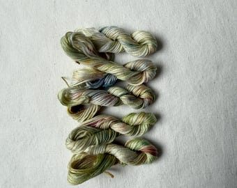 Fresh Start Flowers Matte Hand Dyed Embroidery Floss