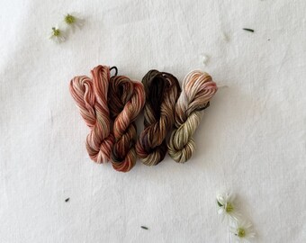 Happy Days Hand Dyed Embroidery Floss Quartette
