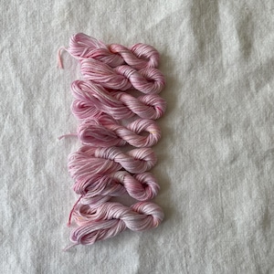 Blossom Pink Hand Dyed Embroidery Floss
