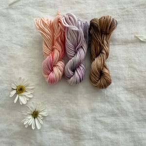 Meadow Flowers Hand Dyed Embroidery Thread Set