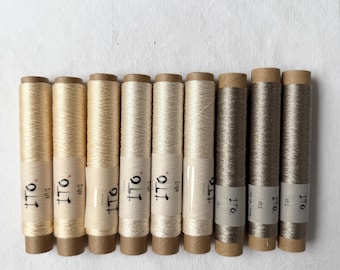 Luscious Silk Fine Texture ITO Embroidery Thread Set - 87 Yards/80m