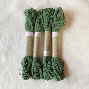 Sage Green Japanese Sashiko Thread - 22m