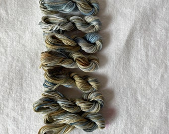 Touch of Gold Matte Hand Dyed Embroidery Floss