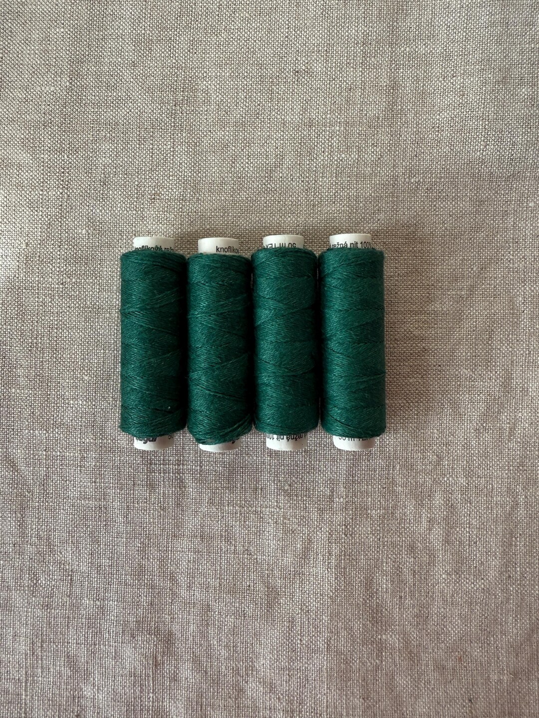 Green Linen Sewing/embroidery Thread - Etsy