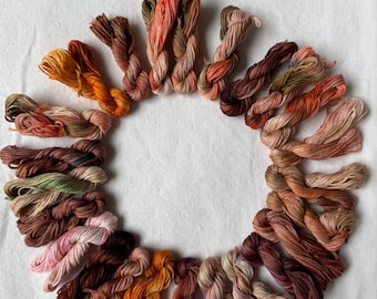 Love Fall Hand Dyed Embroidery Floss Set