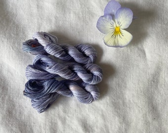 Lilac Bloom Hand Dyed Embroidery Floss Trio