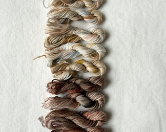 Vintage Inspired Variegated Hand Dyed Embroidery Floss - Nostalgia