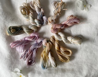 Hand Dyed Embroidery Floss - Butterflies