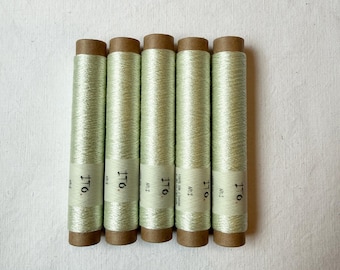 Fall in Love with Fine Texture ITO Silk Thread - Porcalain Green
