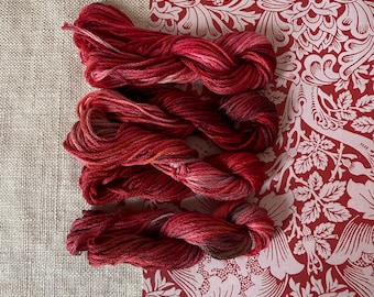 William Morris Inspired Red House Hand Dyed Embroidery Floss Set