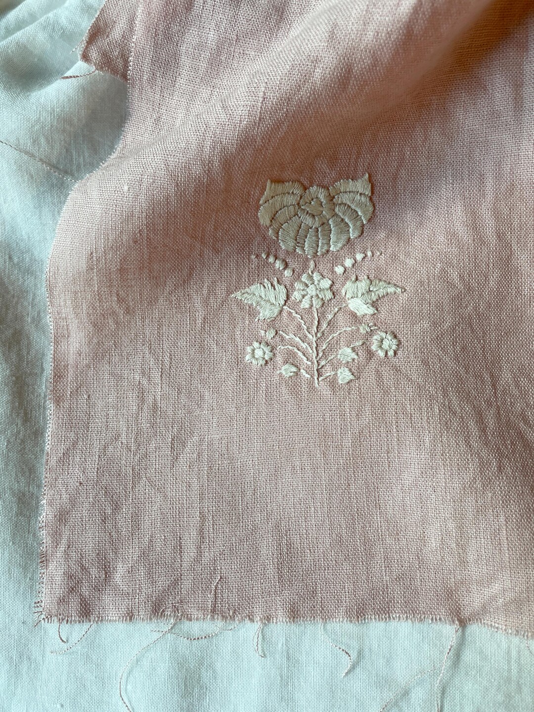 Boiled Wool Shawl, Embroidery, Flower Power
