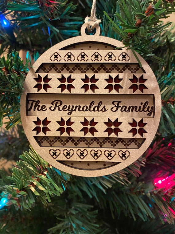 Family christmas ornaments etsy Clearance