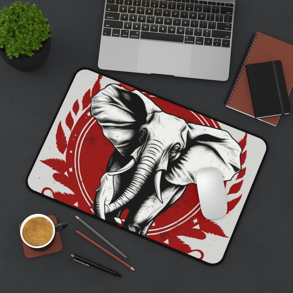 Red and White Desk Matmouse Pad Etsy Canada