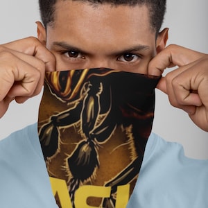 ASU Winter Neck Gaiter With Drawstring