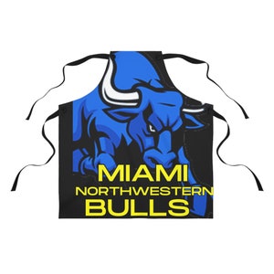 Miami Northwestern Bulls Apron