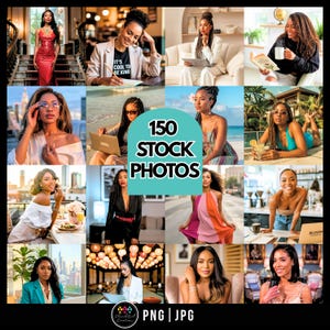 150 Stock Photos, AI Stock Photos, Black Girl photos, Elegant Women photos, African American photos, Afro girls Photos, Melanin Stock Photos