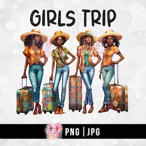 Girls Trip png, Black Women Clipart, Sisterhood Black Woman, Black Woman png, Sistas png, Black Women clipart, Sisterhood png