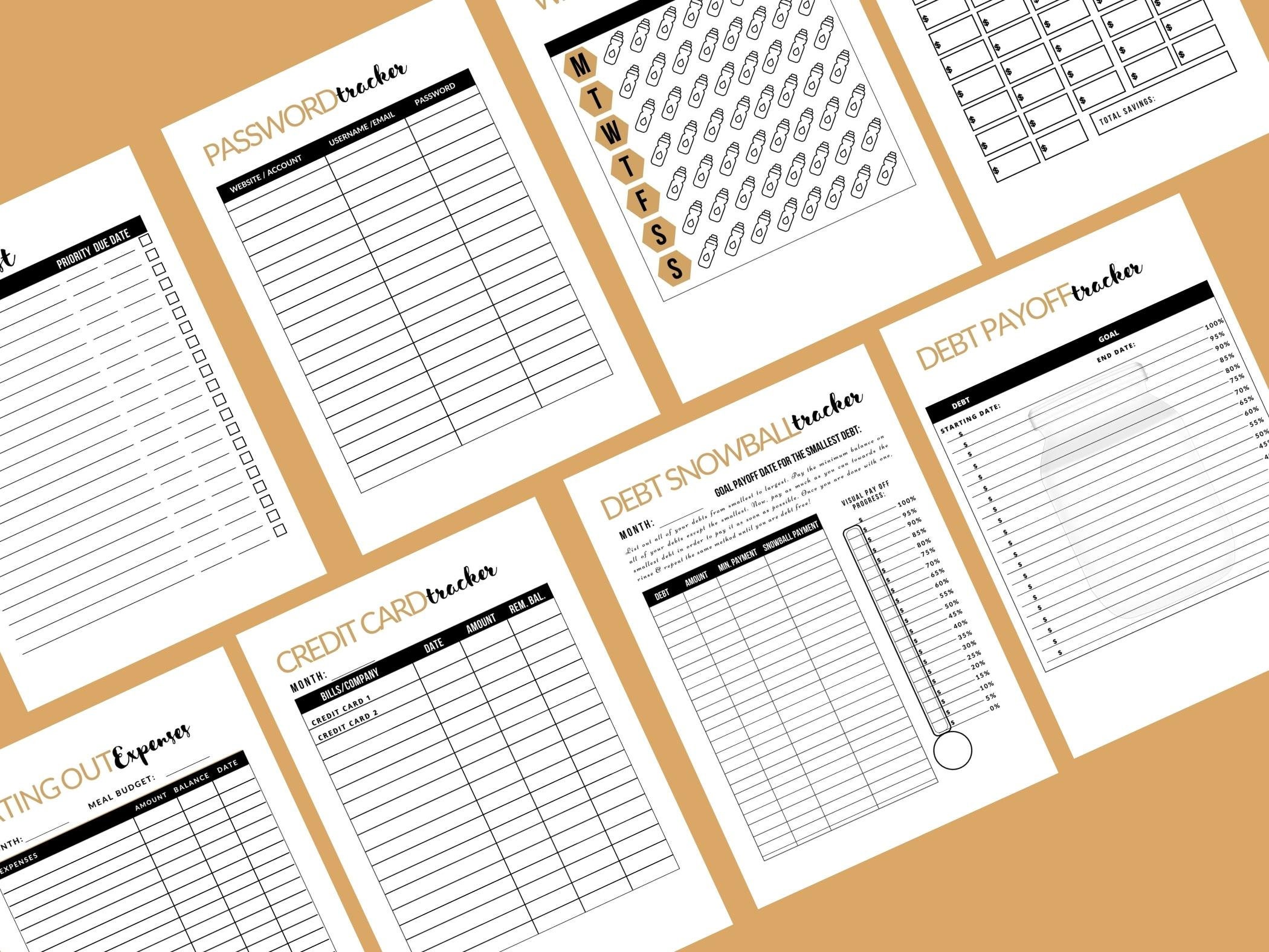 2023 Financial Planner Printable Planner Budget Planner Etsy Australia