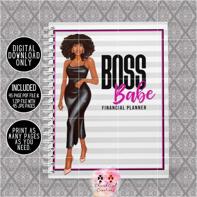 Black Girl Planner Success Planner 2023 Fillable Planner Etsy