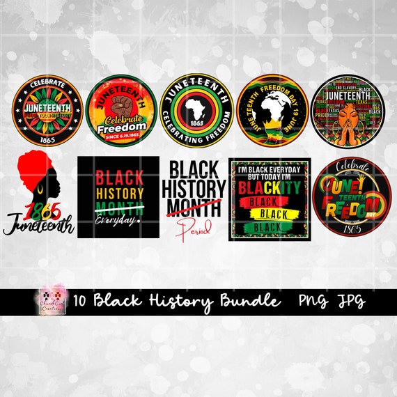 Black History PNG, Juneteenth png, Black Woman png, African American, Sublimation, Digital Download, Black History Bundle, Clipart Images