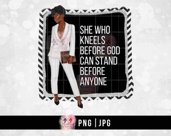 Black Woman png, Black Girl png, Sublimation png, She Who Kneels png, Glitter png, PNG, JPG, shirt design, mug design