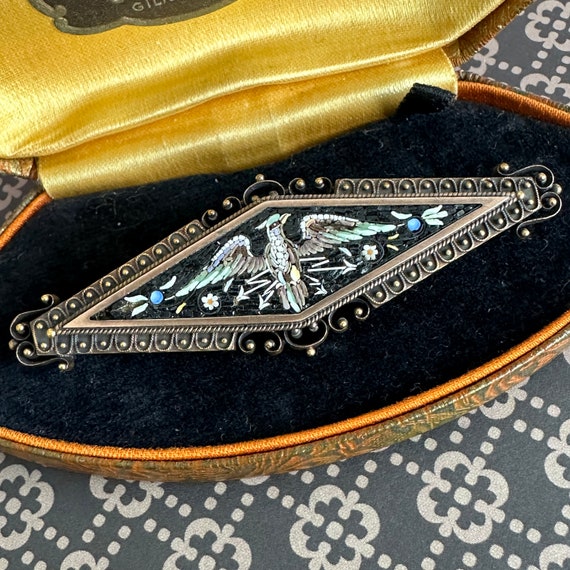 ヴィンテージ品✨️ アメリカ製 VANITY フェニックス ブローチ Vintage phoenix bird brooch - Gem